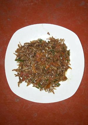 A picture of Fried Omena.