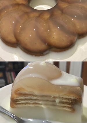 Foto resep Agar-Agar Regal Susu Kelapa & Vanilla Fla