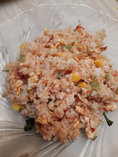 Foto resep Nasi goreng Telur Jagung