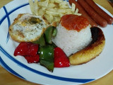 Arroz a la cubana, a mi estilo