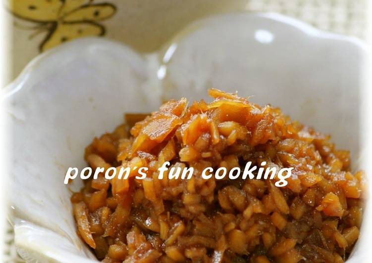 How to Make Perfect Ginger Tsukudani: Great For Mixed Rice