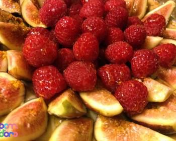 Latest Recipe Raspberry and fig custard tart Delicious Steady