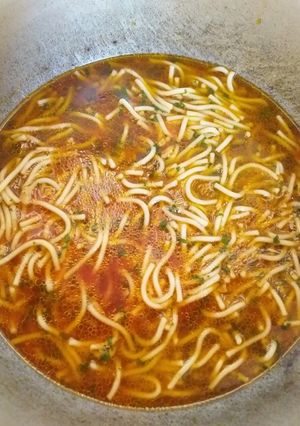 صورة لوصفة معكرونة بمربى البندورة