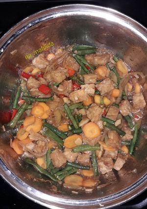 Foto resep ::4:: Tumis Kacang Warna Warni