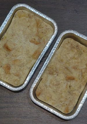 Foto resep Puding Roti Pisang Diet 207 Kalori