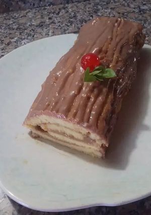 Una foto de Tronco navideño sin TACC