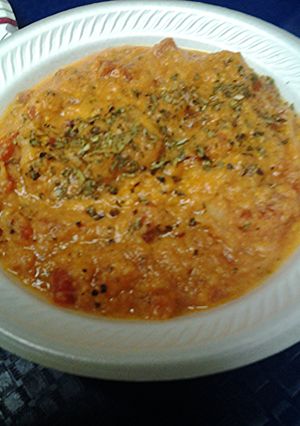 A picture of Easy spicy tomato casserole.