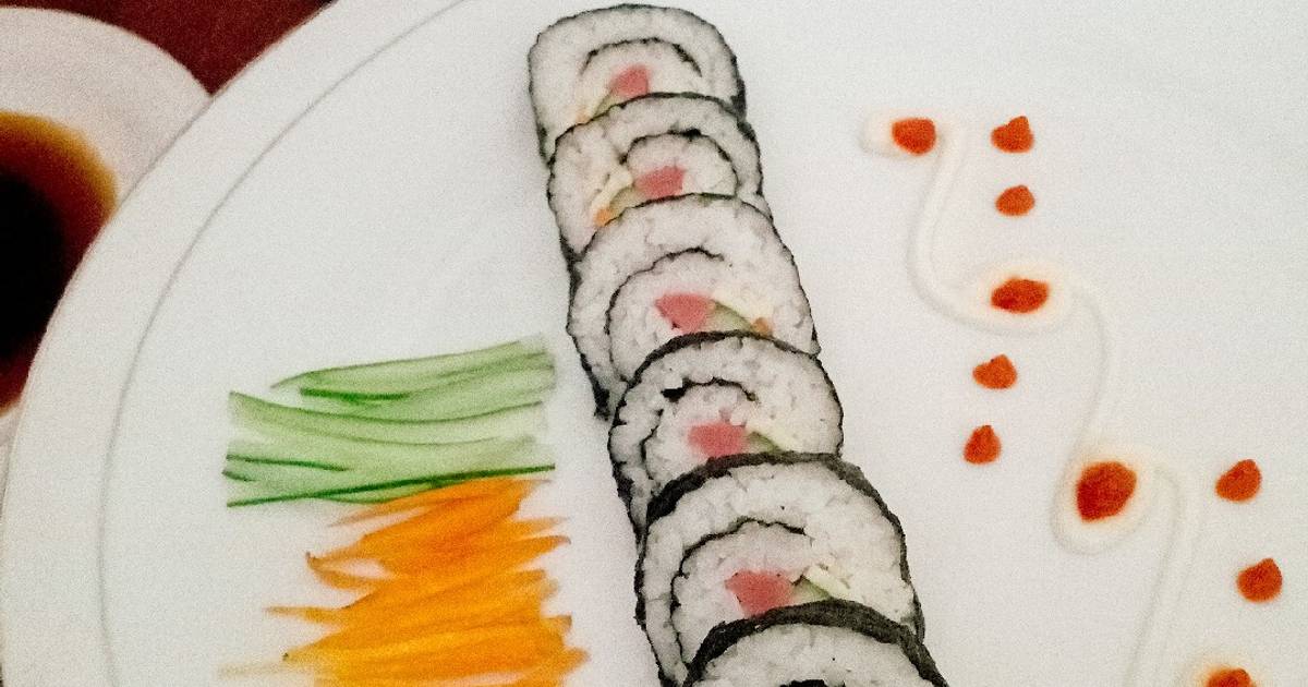 196 resep  sushi nasi biasa enak dan  sederhana Cookpad