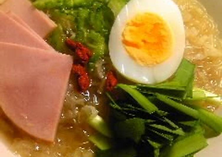 Easiest Way to Make Tasty Ramen-style Glass Noodle Soup for Dieters