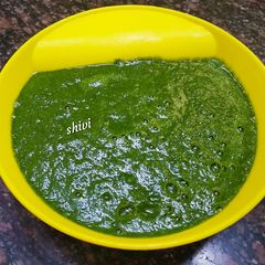 A picture of Coriander chutney.