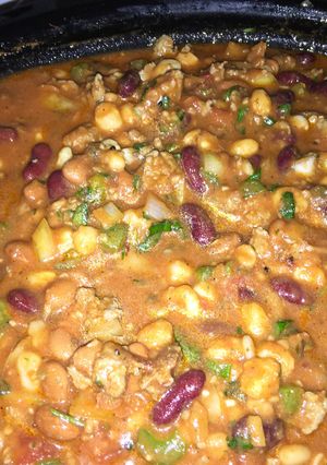 A picture of Homemade Crockpot Chili.