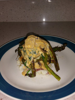A picture of Beer Cheese Chicken and Veggies.