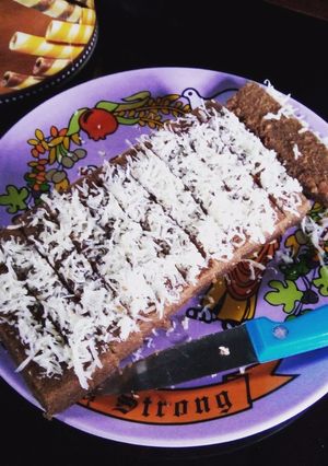 Foto resep Oat choco brownies kukus simpel