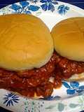 three meat sloppy joes