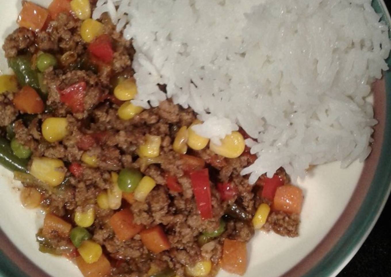 Carne Molida con vegetales