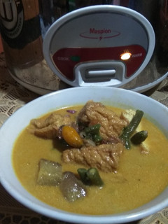 Foto resep Lodeh terong kacang panjang kulit belinjo dan tahu