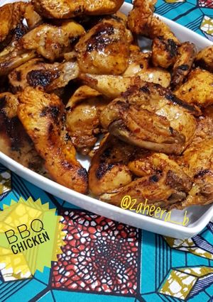 A picture of Bbq braai chicken... #braaifordad.