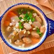 Canh Khoai Môn Bí Đỏ Nấu Trai Đen (Vẹm)