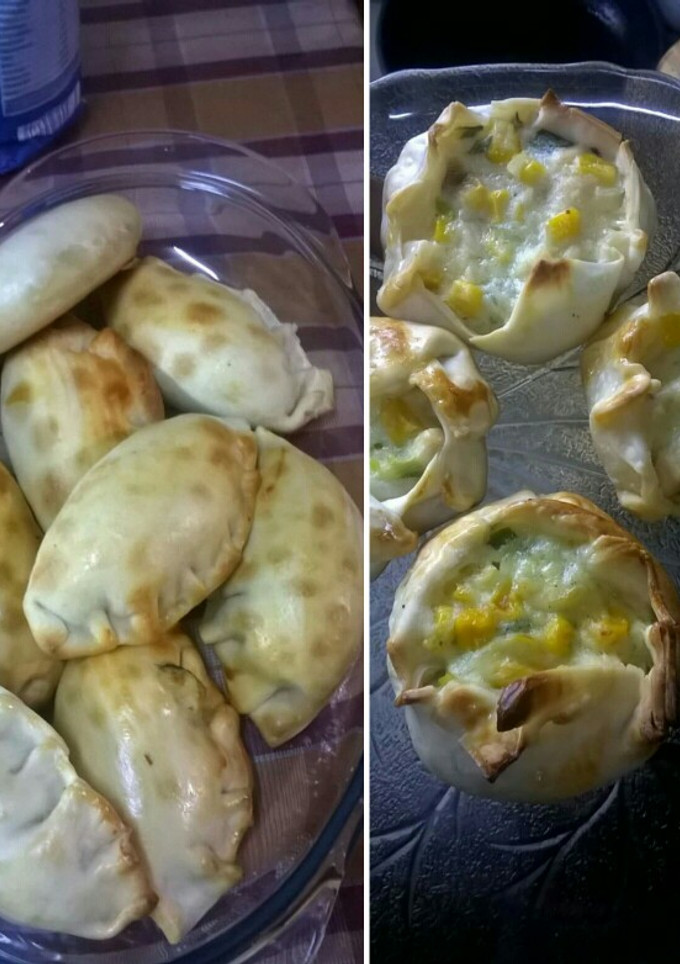 Una foto de Empanadas y canastitas de choclo cremoso..a mi manera
