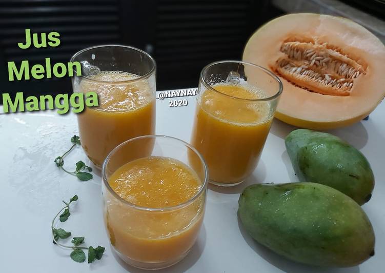 Bagaimana Membuat Jus Melon Mangga yang Lezat Sekali