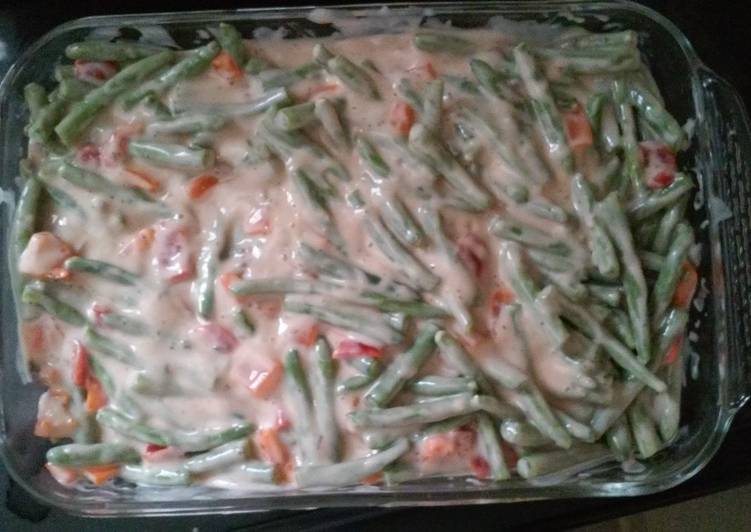 Simple Way to Prepare Homemade Festive green bean casserole