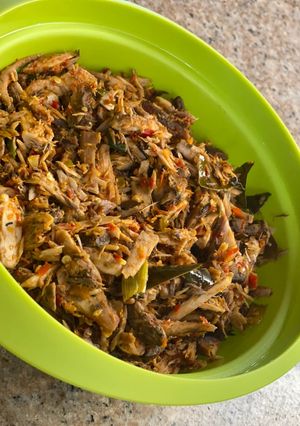 Foto resep Tongkol suir pedas nikmat