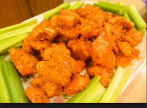 A picture of Chili's Boneless Buffalo Wings.