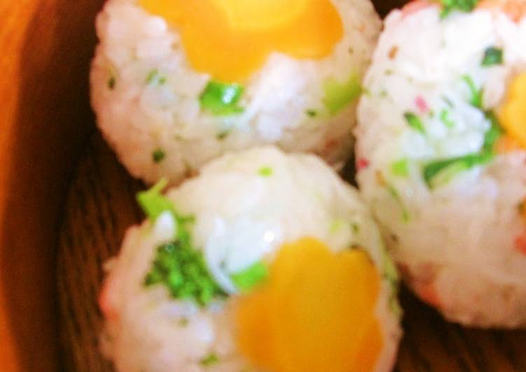 Recipe of Quick Kid-Friendly Decorative Rice Balls for Cherry Blossom Viewing
