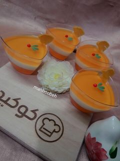 عکسی از دستور ژله پرتقالی (تک نفره)😃