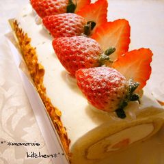 A picture of Just 3 Ingredients for the Batter! Easy, Fluffy Swiss Rolls.
