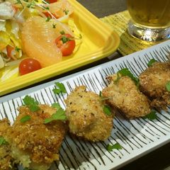 A picture of Tender and Crispy Pan Fried Chicken Breast With Herbed Breadcrumbs.
