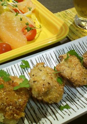 A picture of Tender and Crispy Pan Fried Chicken Breast With Herbed Breadcrumbs.