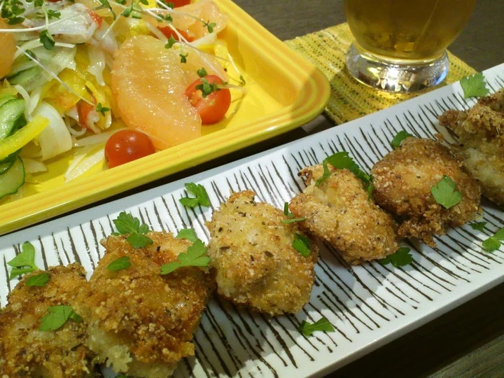 Easy Way Make Recipe Tender and Crispy Pan Fried Chicken Breast With Herbed Breadcrumbs that is Perfect, Addictive}