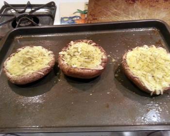 Ready to Serve stuffed portabella mushrooms Savory Delicious