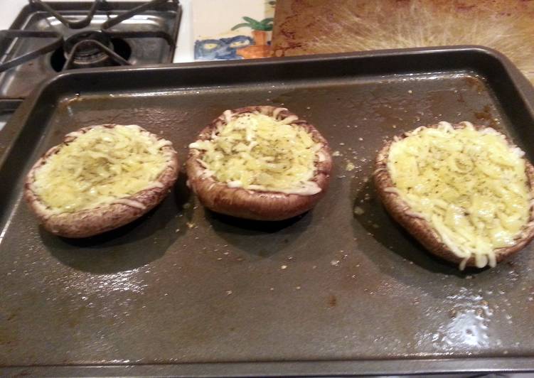 Simple Way to Make Super Quick Homemade stuffed portabella mushrooms