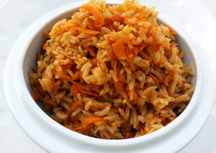 Spicy Carrot Vegan Fried Rice