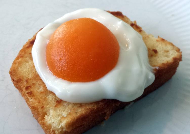 April Fool's egg in the hole or egg on toast