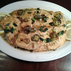 A picture of Chicken Francaise, My Version.