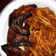 A picture of HONEY MUSTARD CURRIED BAKED CHICKEN.