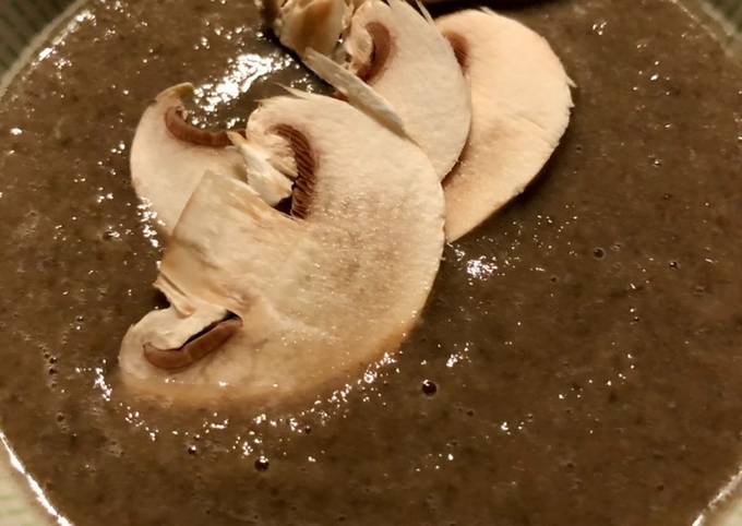 Le moyen le plus simple de Préparer Délicieux Velouté de champignons de
Paris à la moutarde