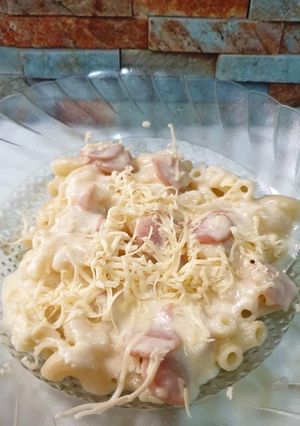 Foto resep Macaroni saus carbonara