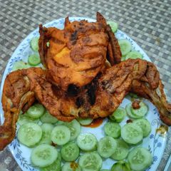 A picture of Microwave Baked Chicken Tikka.