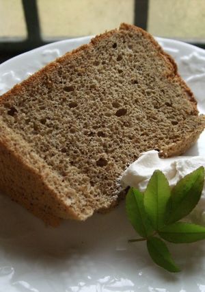 A picture of Moist and Airy Black Tea Chiffon Cake.