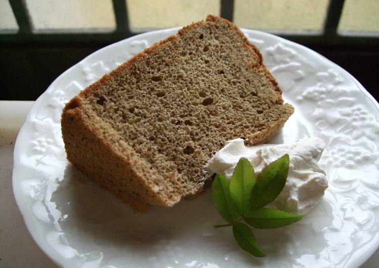 Recipe of Award-winning Moist and Airy Black Tea Chiffon Cake