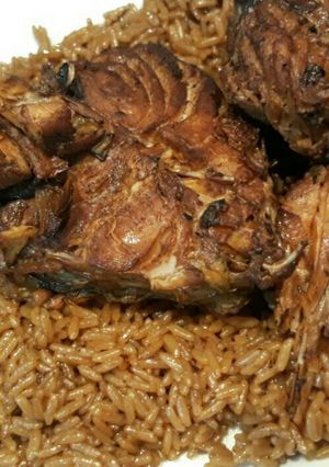صورة لوصفة عمل رز الصيادية بالسمك