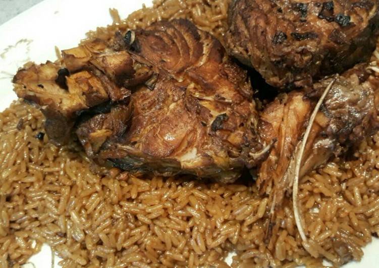 عمل رز الصيادية بالسمك