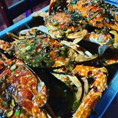 A picture of Soda Pop Seafood Series - Sweet & Spicy Buttered Crabs.