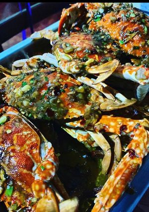 A picture of Soda Pop Seafood Series - Sweet & Spicy Buttered Crabs.