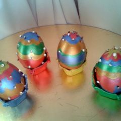 A picture of Fabergé Eggs.