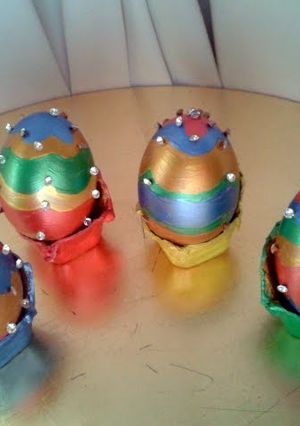 A picture of Fabergé Eggs.